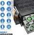 Simple Trending Coffee Pod Holder for K-Cups, 2 Tier Sliding Storage Drawer, Black