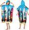 Tirrinia Surf Poncho Changing Robe, Hooded Beach Towel for Adults, Quick Dry