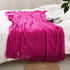 Homiest Cozy 50 60 Inch) Decorative Knitted Throw with Fringe, Lightweight Acrylic Knit Blanket, Soft & Tassel