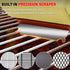 Grill Brush Bristle Free, Steam Grill Cleaning Brush with Detachable & Dishwash-Safe Brush-Head, Ergonomic Comfort Grip