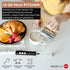 Secretbase Rechargeable Milk Frother Mixer, Cordless USB with Charging Base and SS Pitcher - 3 Speed Handheld Frother