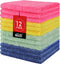 HOMEXCEL Microfiber Washcloths 12 Pack, Highly Absorbent and Soft Face Towel, Multi-Purpose