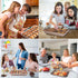 Brownie Pans with Dividers, Non-Stick Brownie Baking Tray with Slicers, Baking Sheet with 18 Pre-Cut Molds, Rectangular Pans for Oven Baking Bread, Brownie, Cake, 12 x 8 Inches, Oven/Dishwasher Safe by Milky House