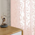 OWENIE Furman Sheer Curtains 45 Inch Length 2 Panels Set for Living Room Bedroom, Airy Jacquard Clip Short Curtains for Small Window, Modern Rod Pocket Bathroom Window Curtain Each 42Wx45L inch