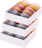 Bra Storage Drawers Organizer - Foldable Clothing Underwear Drawer Dividers, 3 Pack Storage Cube Bins for Bra, Socks,