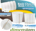6 1.85QT PetriStor Pcs Soft Cheese Mold for Cheese Making - Cheese Making Mold - Cream Cheese Form Mold - Homemade