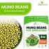 (8 Oz.) Mung Bean Sprouting Seeds - NON GMO- Resealable Bag for Longer Freshness Rich in Vitamins, Minerals, Fiber