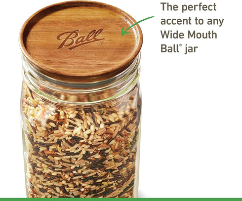 Ball Jar Wooden Storage Lids