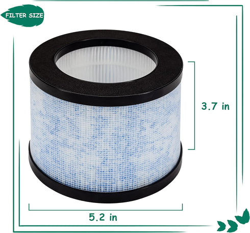 DH-JH01 True HEPA Replacement Filter, Compatible with AROEVE, Kloudi Air Purifier DH-JH01, Intelabe EPI080/EP1080,