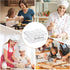 Cookie Cutters Organizer for Baking, Biscuit Cutters Storage Box with 8 Adjustable Compartments and Dustproof Lid