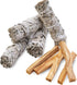 Smudge Kit Refill - White Sage & Palo Santo for Healing, Purifying, Meditating & Incense