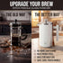 Barista Warrior French Press Coffee Maker - Double-Wall Stainless Steel Insulated French Press with Built