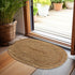 '-18x30 Inch Chardin home Hand Woven Natural Jute Braided Rug Oval | Vintage Boho Reversible Doormat for Entryway, Front