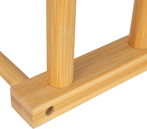 6 Bamboo Pair Boot Rack, Natural