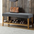 YISUN Jacquard Dining Bench Covers, Stretch Washable Removable Bench Slipcover, Rectangle Bench Seat Protector Cover