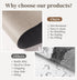 Bathroom Mat Rugs 47x17, Large Diatomaceous Earth Bath Mat, Non Slip Rubber Backed Quick Dry Shower Mat