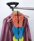 9 Perfect Curve Flip Flop Rack Organizer | Holds Pairs | Over Door Organizer | Space Saving Shoe Rack | Adjustable