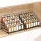 RUILALIFE 4-Tier-Spice-Rack-Organizer-for-Cabinet, Adjustable Depth Spice Holder Shelf For Countertop Pantry Cupboard, Metal
