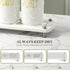 galasily Set Set Gold Soap Dispenser Comes with Stainless Steel Pumps, Instant Dry Tray, and Dish Scrub Brush, Kitchen