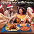 3 Food Warming Mat, Roll Up Electric Warming Tray, Graphene Heating Film Fast Full Surface Heating Mat with Level