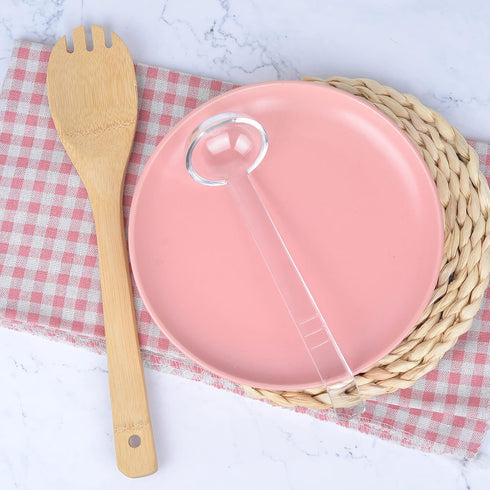 4 Pieces 1 oz Clear Ladle, Small Gravy Ladle with Long Handle for Serving Dressings and Sauces