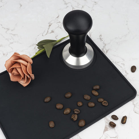 51mm Coffee Hand Tamper, 304 Stainless Steel Base Professional Espresso Press for Barista Tool
