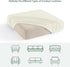 CHUN YI 2PC Stretch Couch Cushion Covers, Sofa Seat Slipcovers for Armchair Loveseat with Spandex Jacquard Fabric,