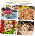 HOMSFOU 2pcs Large Dumpling Box Containers for Fridge, Stackable Food Storage Bins, Refrigerator Box Kitchen Supply