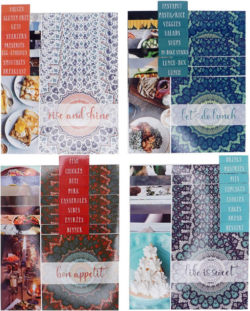 Ring Binder Depot Recipe Cards 4x6 on Premium Thick Card Stock with Dividers Included! (Pack of 50)