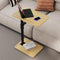 2Pcs Sofa Armrest Tray Table - 360 Bamboo Swivel TV Trays -
