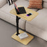 2Pcs Sofa Armrest Tray Table - 360 Bamboo Swivel TV Trays -