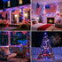 33ft 100 4th 16 LAMPHOME Red White Blue String Lights, LED of July Patriotic Fairy Lights Plug in, Lighting Modes