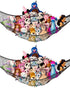 Lilly's Love Stuffed Animal Net Hammock for Plushie Toys - Large 2 Pack, Easy to Hang with Anchors