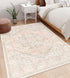 5x7 LIVEBOX Pink Area Rug - Soft Rugs for Bedroom, Non-Slip Pink Rugs for Bedroom Girls, Vintage Washable Cute