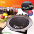 Kitchen + Home Indoor BBQ Stove Top Smokeless Grill, Stainless Steel with Double Coated Non Stick Surface
