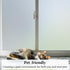 DUOFIRE Natural Frosted Glass Film 23.6in. x 78.7in. S001 - Privacy Window Film, No Glue, Anti-UV
