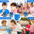 Lumsburry Build-on Brick Coffee Mug, Funny DIY Novelty Cup with Building Blocks Creative for Kids Men Women Xmas