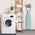 PERFNIQUE Ironing Board Holder, Wall Mount Ironing Board Hanger, Laundry Room Organization with Removable Hooks, Wooden