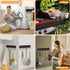 Magnetic Key Holder for Fridge with 10 Hooks, Strong Magnetic Utensil Holder for Wall, Kitchen Organizer