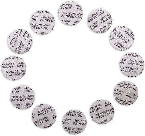 Sunscreen Flask Seals - 12 Pack of Hidden Flask Bottle Seals to