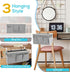 2pcs Kanrichu Bedside Caddy Hanging Storage Bag, Water Cup Holders, Organizer Baskets with Pockets for Bunk Bed Shelf