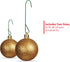 R’ND’s 300 Pack Christmas Tree Ornament Hooks - Metal Wire Hangers for Decorating (Green)