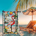 Welcome Summer Garden Flag, 12.5x18" Spring Summer Flamingo Vertical Double Sided Rustic Farmland Outdoor Decor