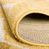 Unique Loom Trellis Frieze Collection Area Rug - Geometric (Yellow/ Ivory, 3' Square)