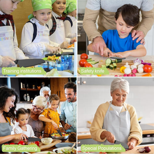 Nylon Kitchen Knife, Durable Plastic Knife for Cooking, Cutting Pizza, Cakes, and Veggies