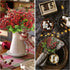 Felice Arts 6 Pack Christmas Picks, Artificial Red Berry Stems, Fake Holly Berries for Xmas Tree Ornaments