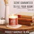 Fall Candles - 'Hello Pumpkin' Soy Pumpkin Spice Candle, Infused with Essential Oils, 9oz Reusable Jar, 50 Hour Burn