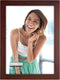 Malden International Designs Dark Walnut Picture Frame, 5x7, Wood, Walnut Concept