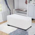 Easy-Going Stretch Ottoman Cover Folding Storage Stool Furniture Protector Rectangle slipcover Elastic Bottom (Ottoman