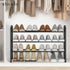 3-Tier Closet, 16 STO STO Expandable Shoe Rack, Metal Small Shoe Rack for Up to Pairs Adjustable Shoes Racks Storage